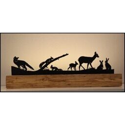 Waldtiere Altholzbalken 90cm