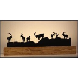 Steinbock 3 Altholzbalken 90cm