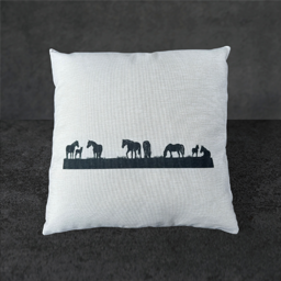 Kissen Pferde am Weiden