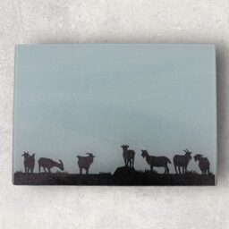 Glasschneidebrett Ziegen Teil 2