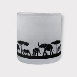 Safari Windlicht Gross 13x12 cm