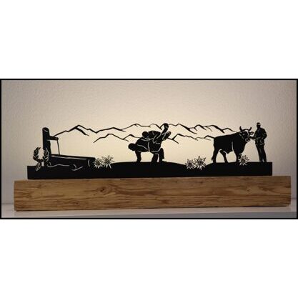 Schwingfest Altholzbalken 90cm