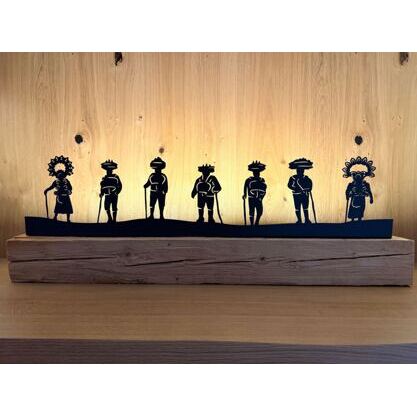 Silvester Chläuse Altholzbalken 90cm