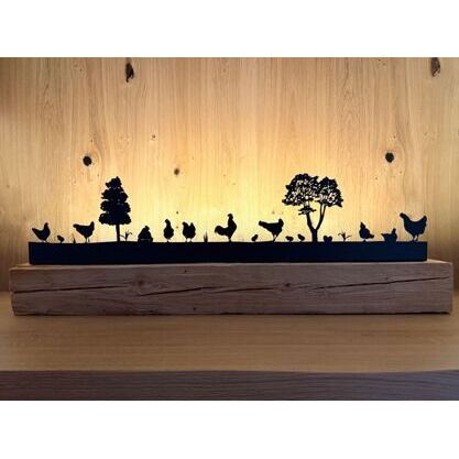 Hühner Altholzbalken 90cm