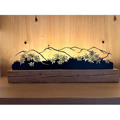 Edelweiss Gebirge Altholzbalken 90cm