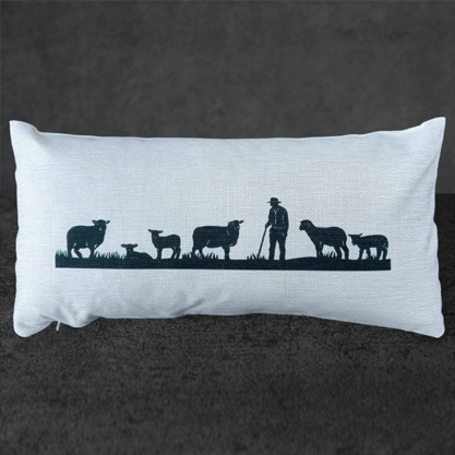 Kissen Schafe 42x22cm