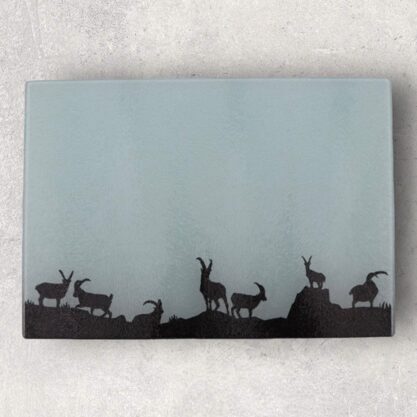 Glasschneidebrett Steinbock Teil 1