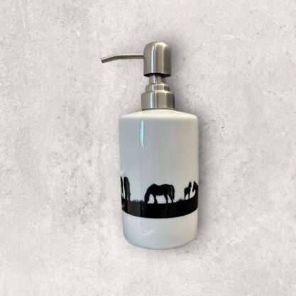 Seifenspender Pferde am Weiden