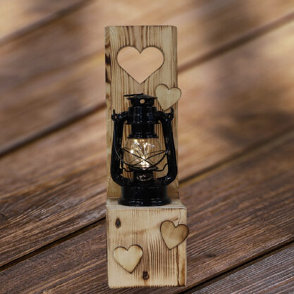 Palettenfuss Stalllaterne