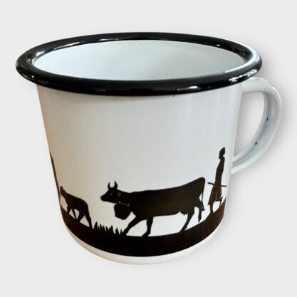 Emaille Tasse Alpabzug