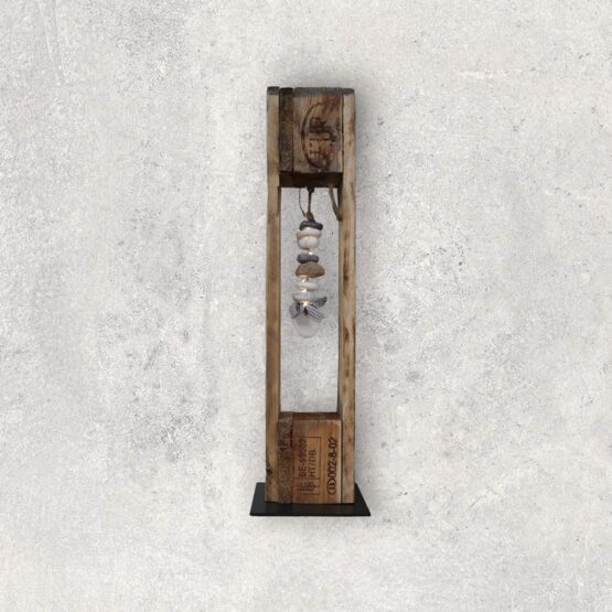 1/2 Träger Steinkette und Herz 70cm