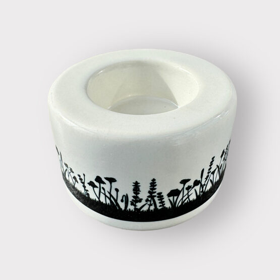 Windlicht Teelichthalter Blumenwiese