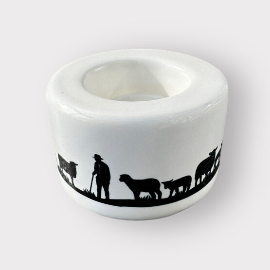 Windlicht Teelichthalter Schafe