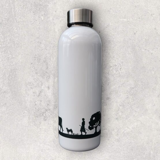 Thermosflasche Alpabzug Schluss