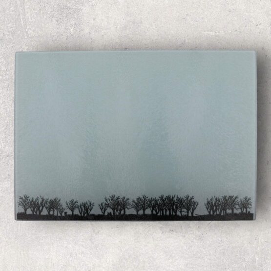 Glasschneidebrett Wald