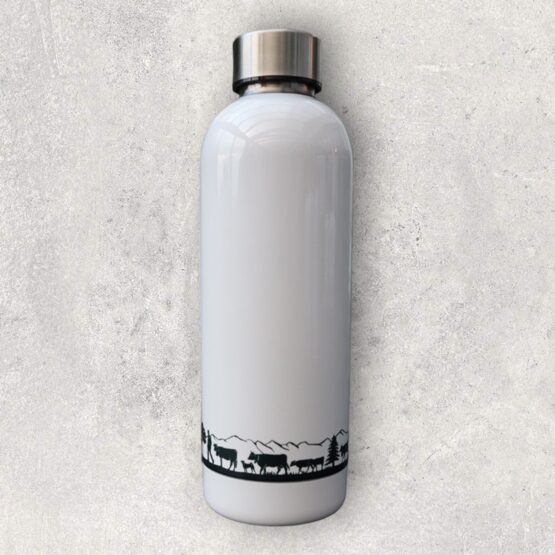 Thermosflasche Alpabzug Gebirge