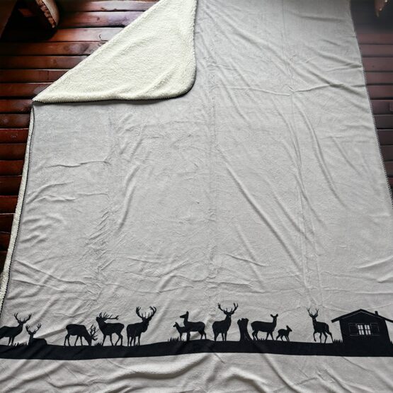 Kuschel Decke Hirsch 150x200cm