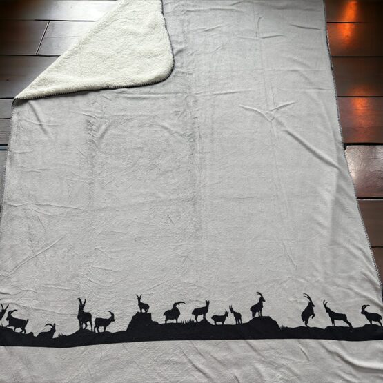 Kuschel Decke Steinbock 150x200cm
