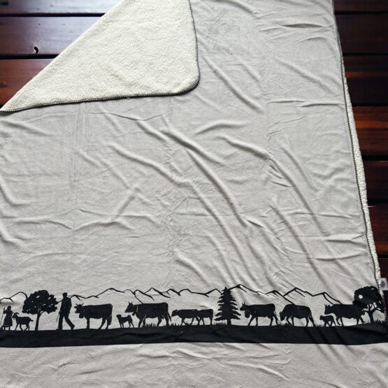 Kuschel Decke Alpabzug 150x200cm