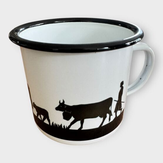 Emaille Tasse Alpabzug