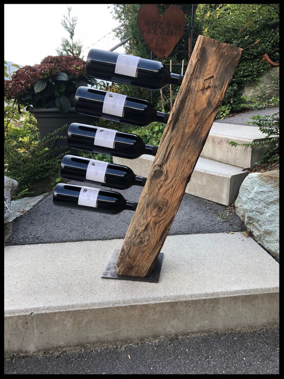 Weinträger Altholz 6er