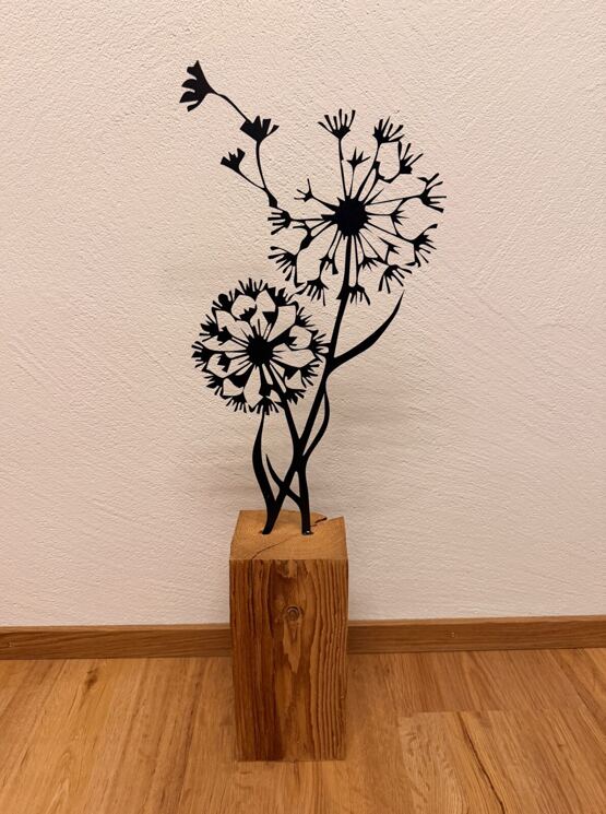 Altholz Balken Pusteblume 11.0