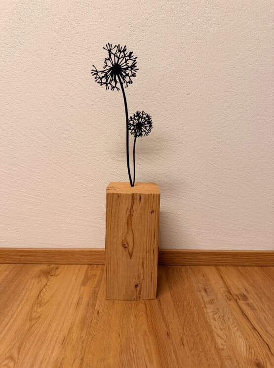 Altholz Balken Pusteblume 7.0