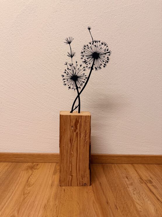 Altholz Balken Pusteblume 9.0