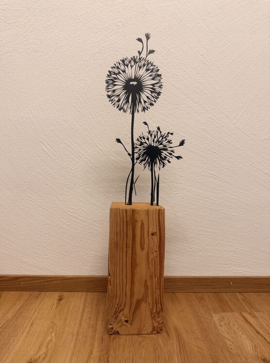 Altholz Balken Pusteblume 15.0
